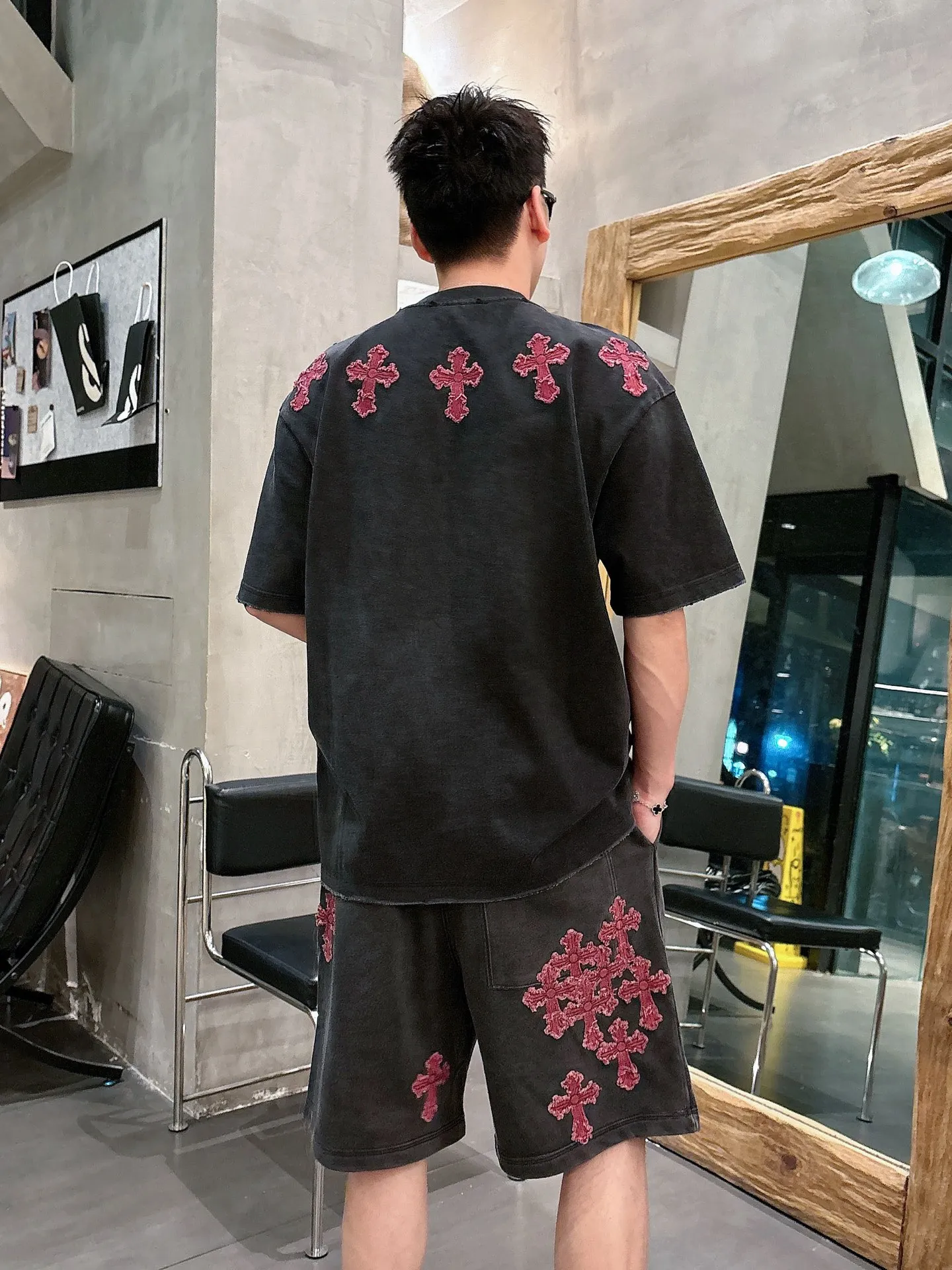 New Arrival Sizes:M~3x :Black White Gray :6802+2809